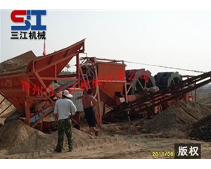 篩沙、洗沙生產(chǎn)線